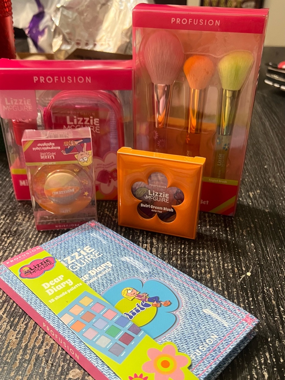 Profusion Lizzie McGuire 5 piece makeup set . Originally $56